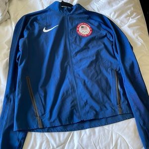 Blue Nike Olympic team jacket